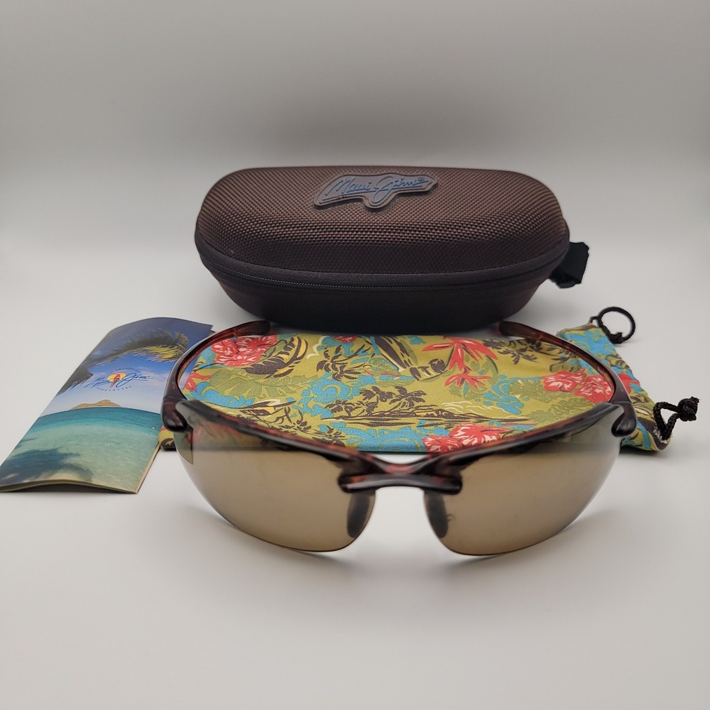 Maui Jim Banyans Sunglasses Men 70-17-133‎ Tortoise MJ-412-10 Polarized Sport
